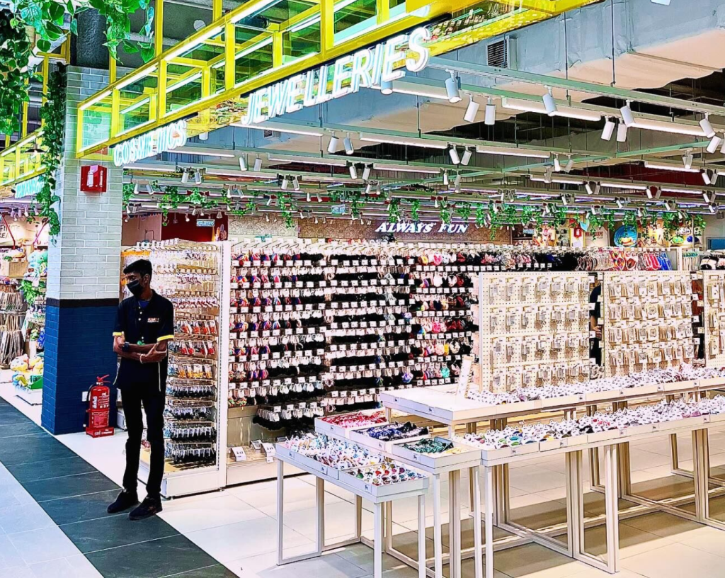 Durable Metal Fixtures in Retail