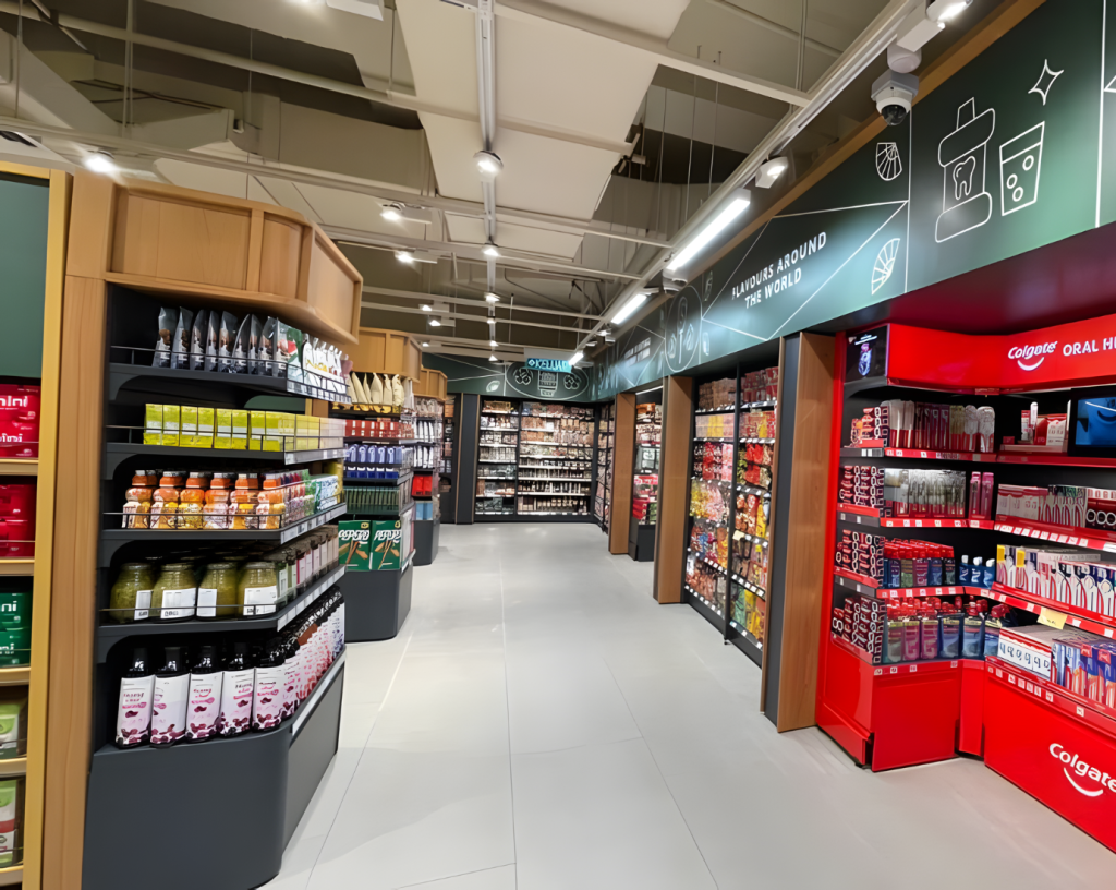 Gondola Shelving at Jaya Grocer