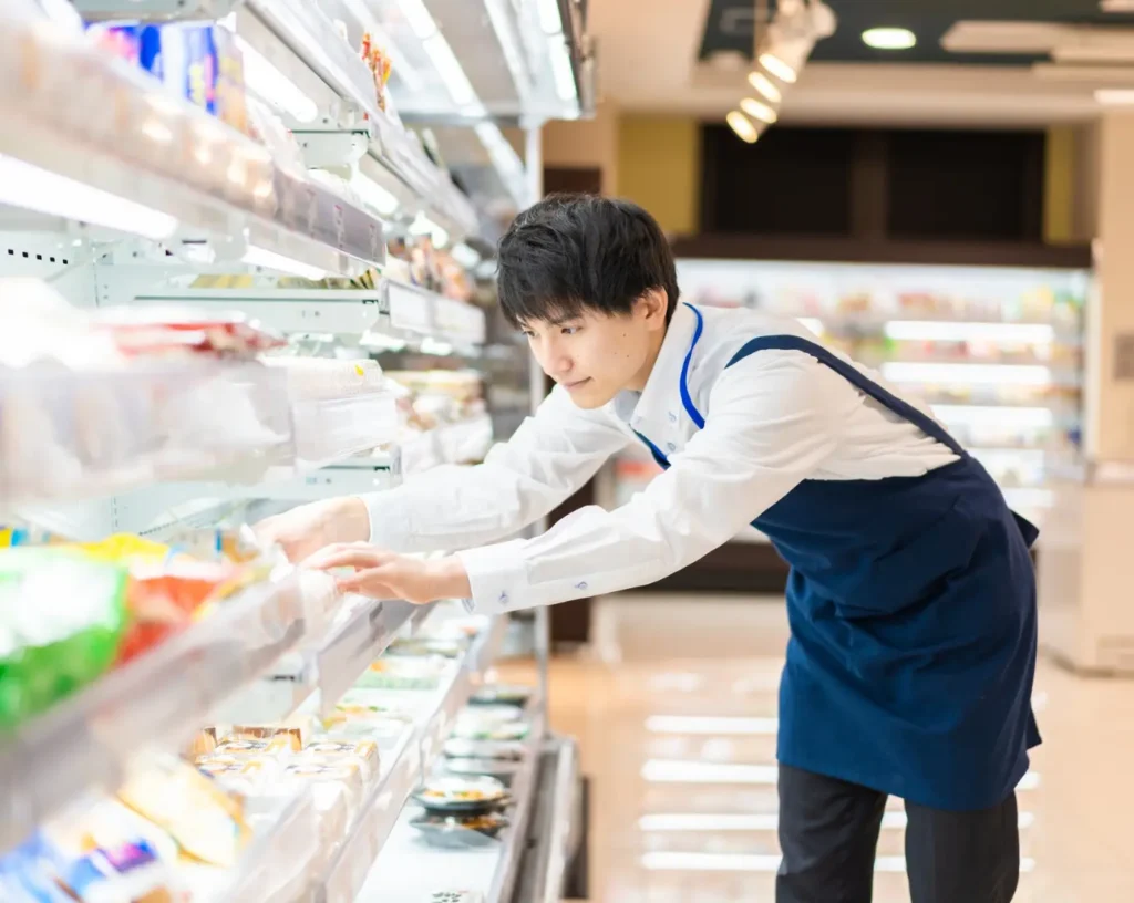 Staff Restocking Shelves